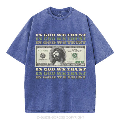 In God We Trust Christian Washed T-Shirt