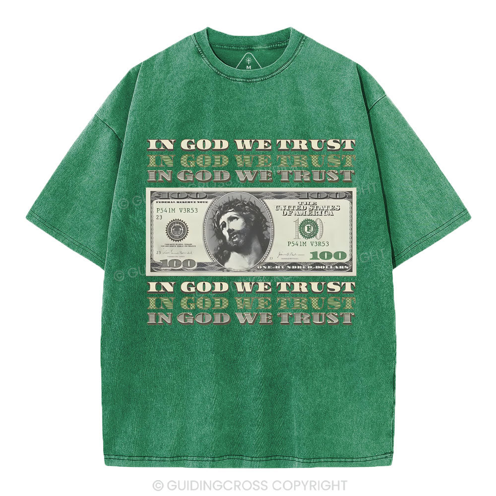 In God We Trust Christian Washed T-Shirt