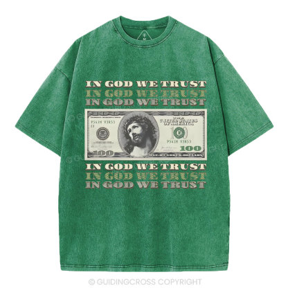 In God We Trust Christian Washed T-Shirt