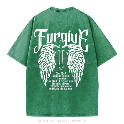 In God Whose Word I Praise Christian Washed T-Shirt