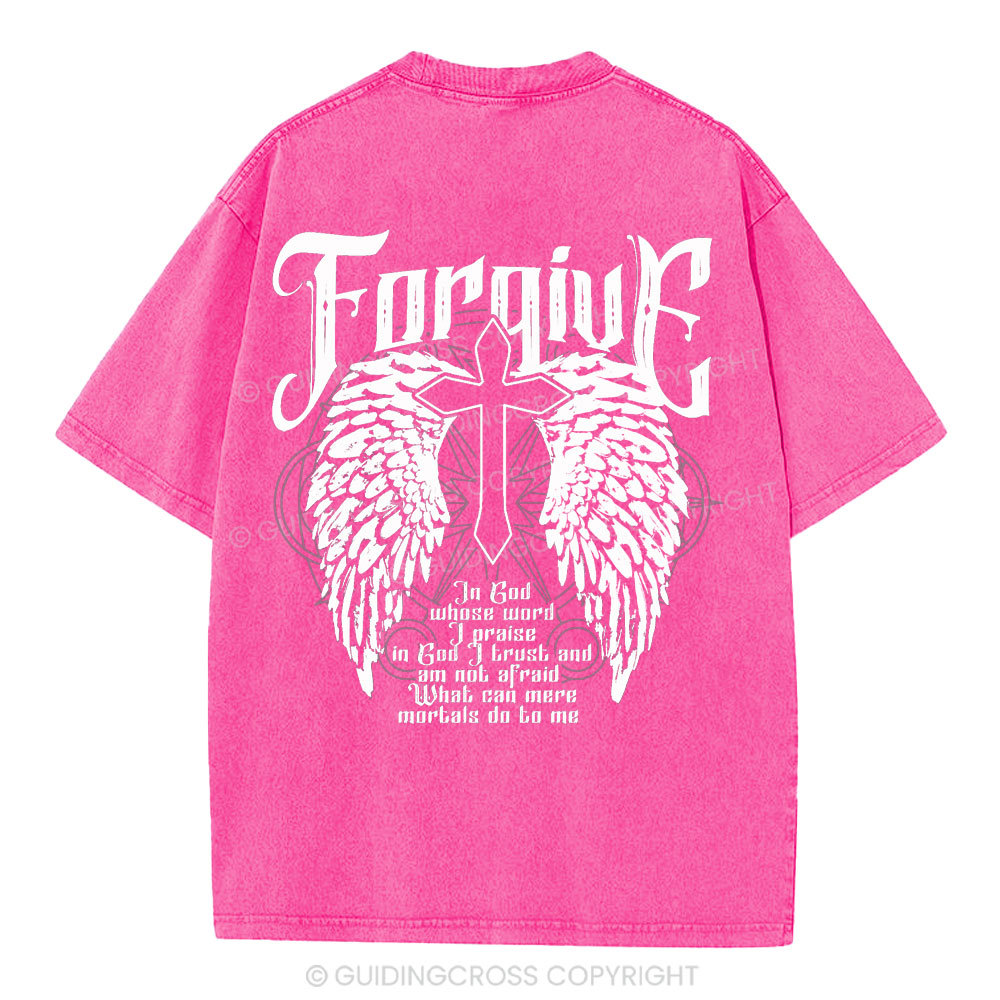 In God Whose Word I Praise Christian Washed T-Shirt