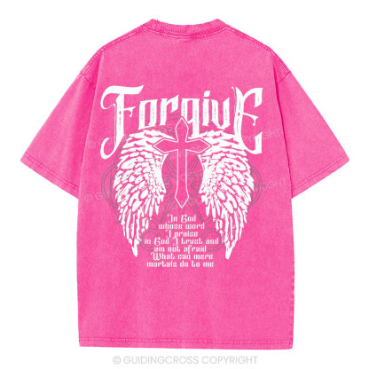 In God Whose Word I Praise Christian Washed T-Shirt