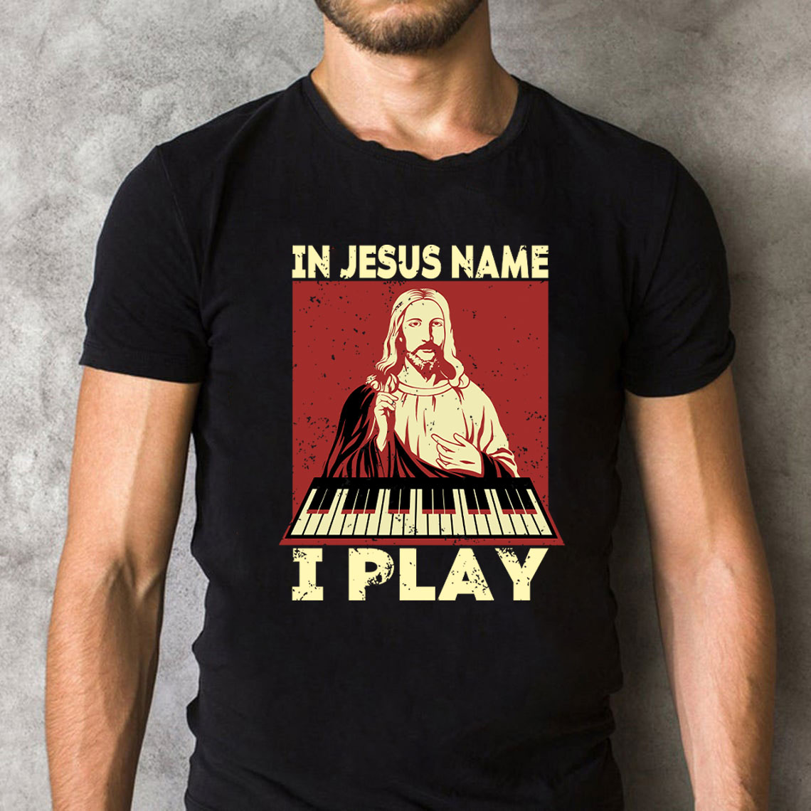In Jesus Name I Play  Christian T-Shirt