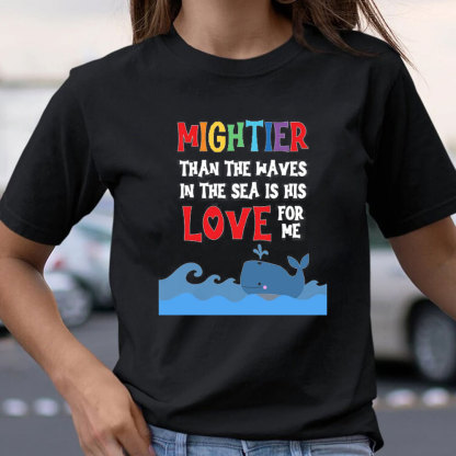In The Sea His Love For Me Christian T-Shirt