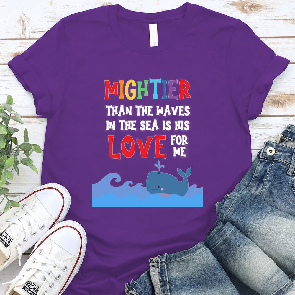 In The Sea His Love For Me Christian T-Shirt