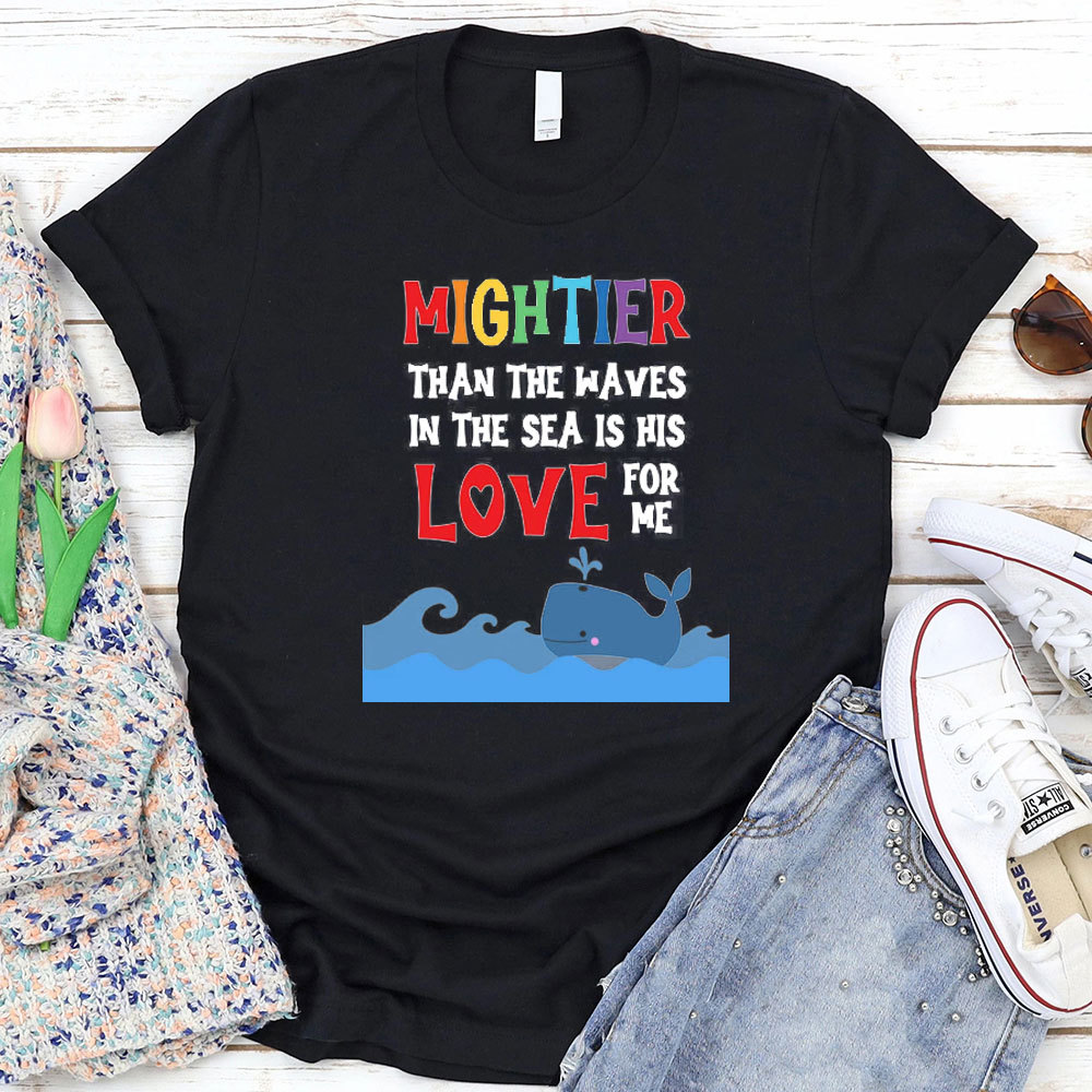 In The Sea His Love For Me Christian T-Shirt