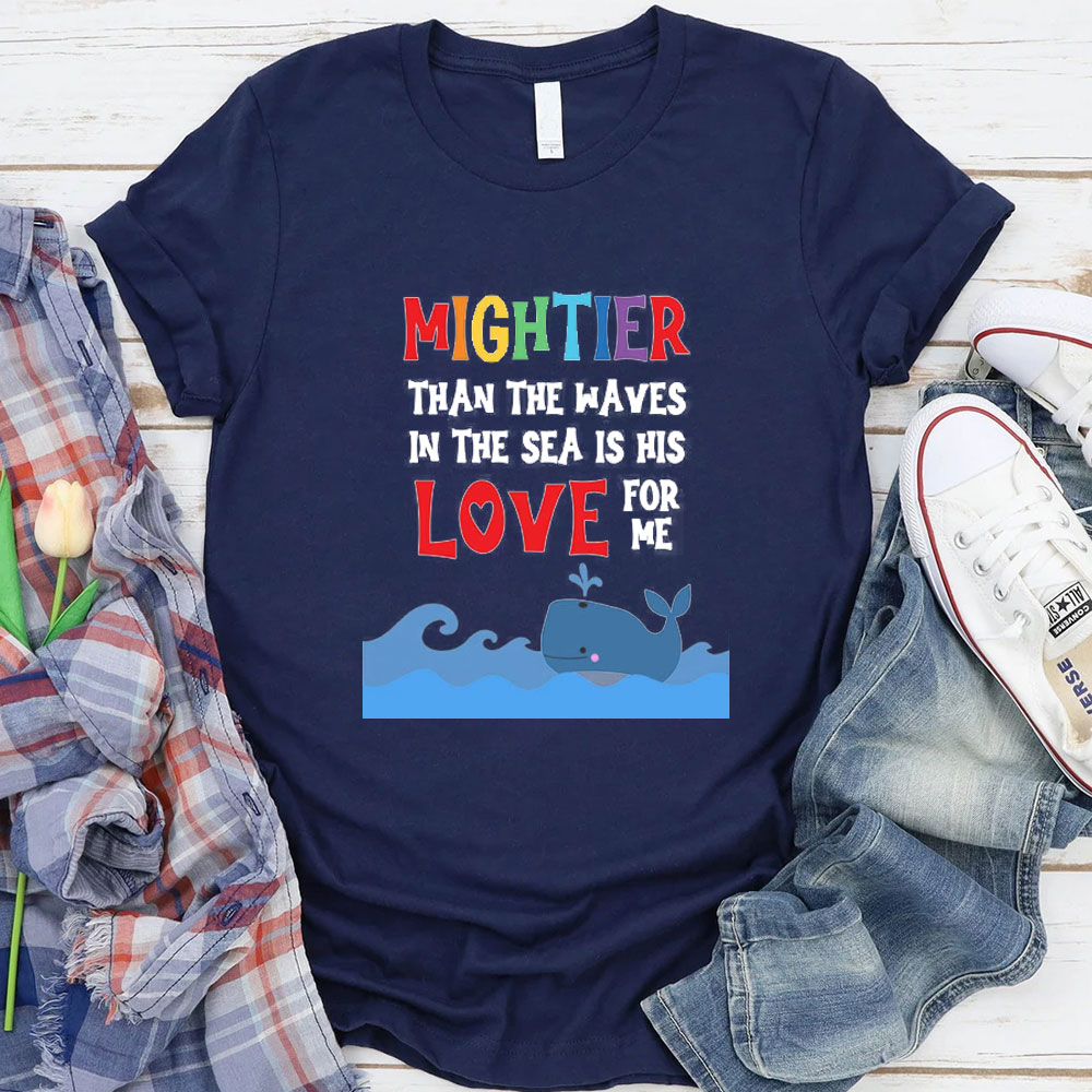 In The Sea His Love For Me Christian T-Shirt