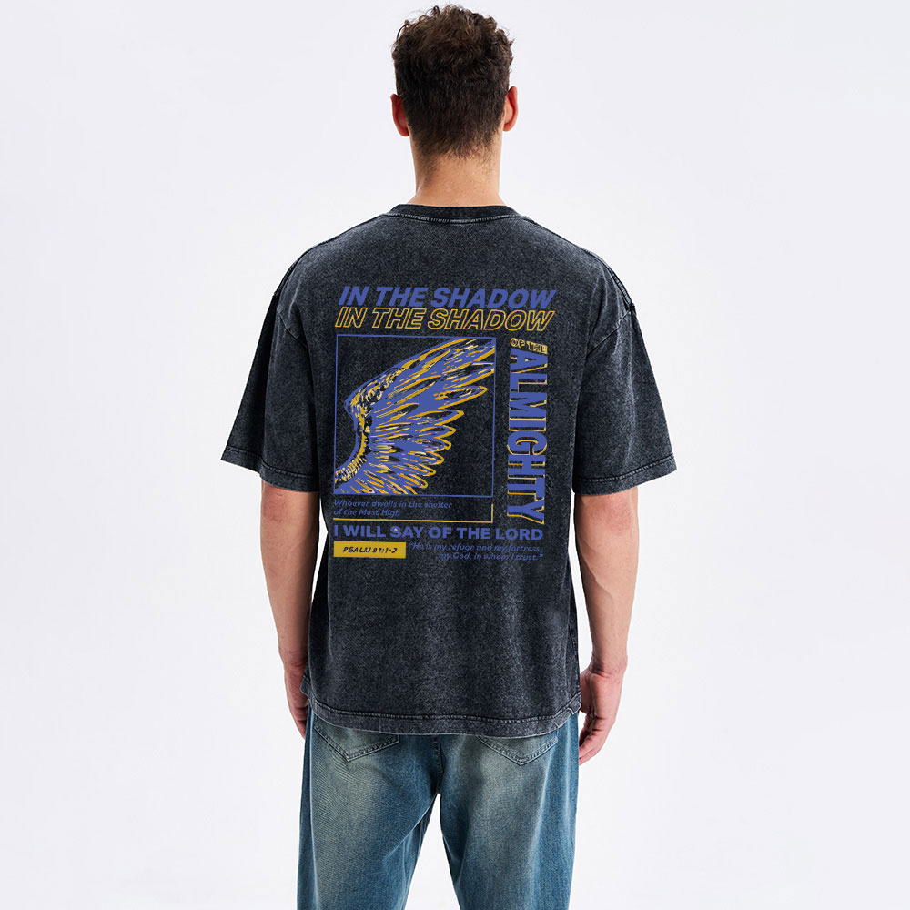 In The Shadow Christian Washed T-Shirt