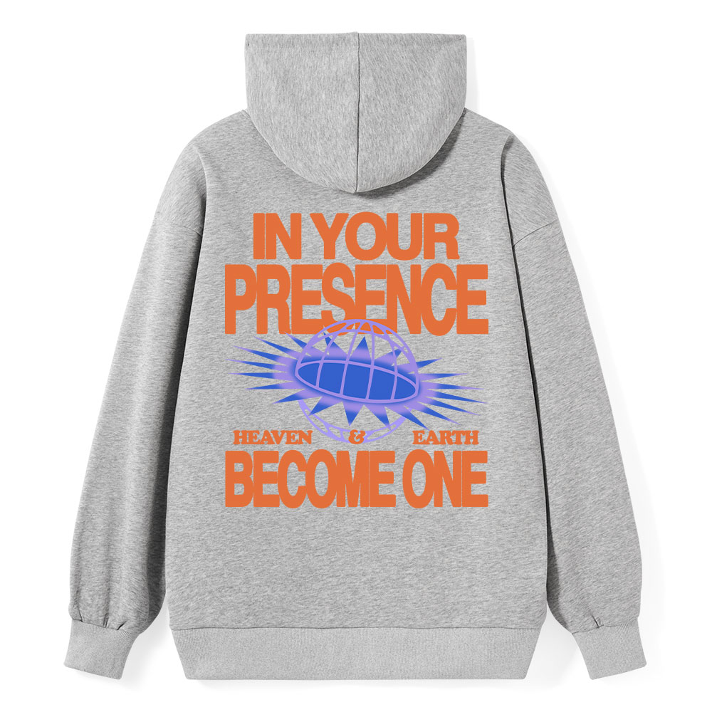 In Your Presence Heaven And Earth Become One Christian Classic Hoodie