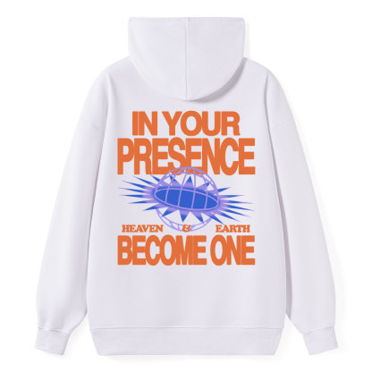 In Your Presence Heaven And Earth Become One Christian Classic Hoodie
