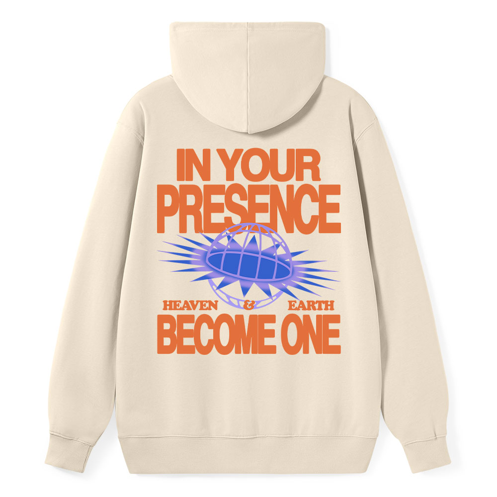 In Your Presence Heaven And Earth Become One Christian Classic Hoodie