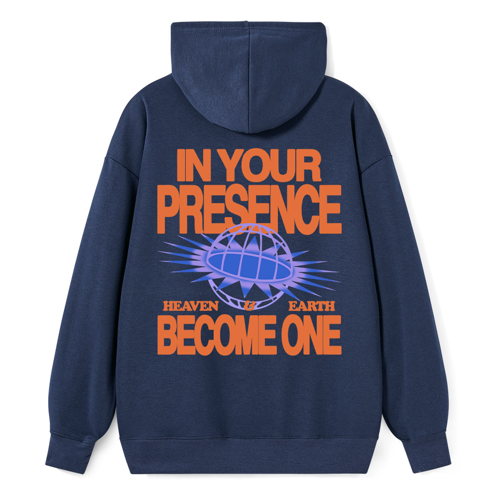 In Your Presence Heaven And Earth Become One Christian Classic Hoodie