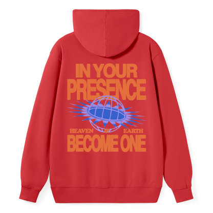 In Your Presence Heaven And Earth Become One Christian Classic Hoodie