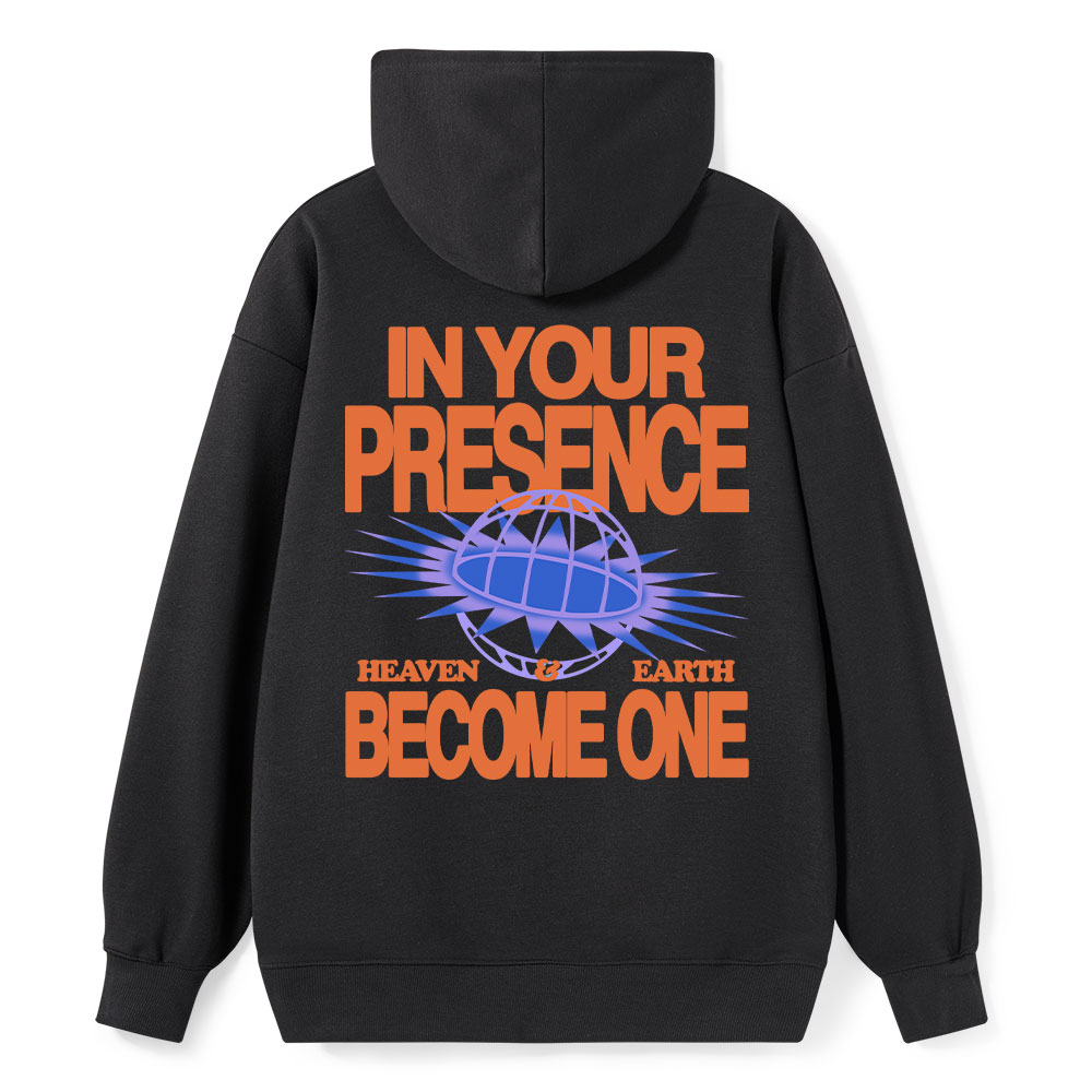 In Your Presence Heaven And Earth Become One Christian Classic Hoodie