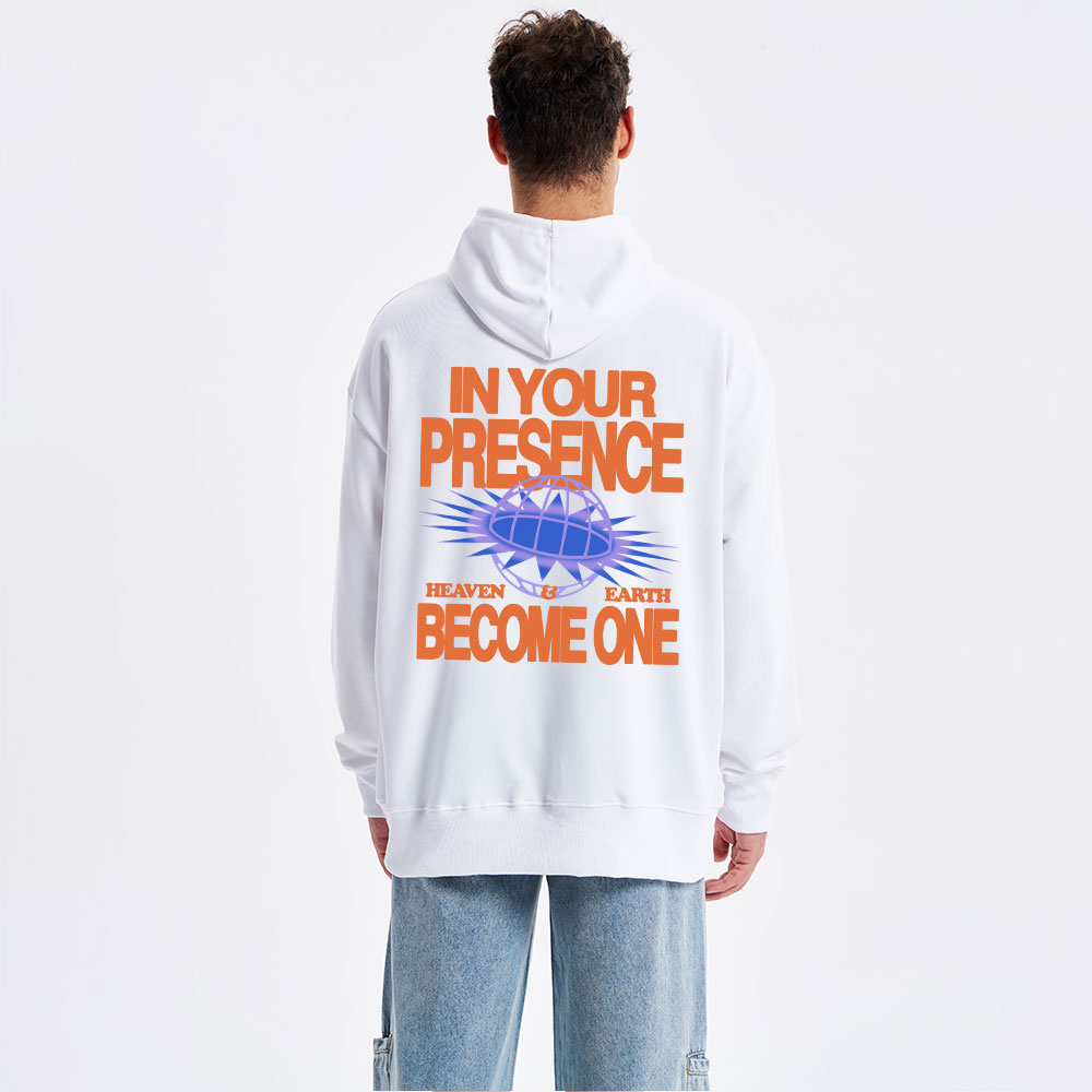 In Your Presence Heaven And Earth Become One Christian Classic Hoodie