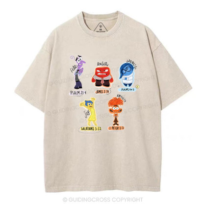 Inside Out Words Christian Washed T-Shirt