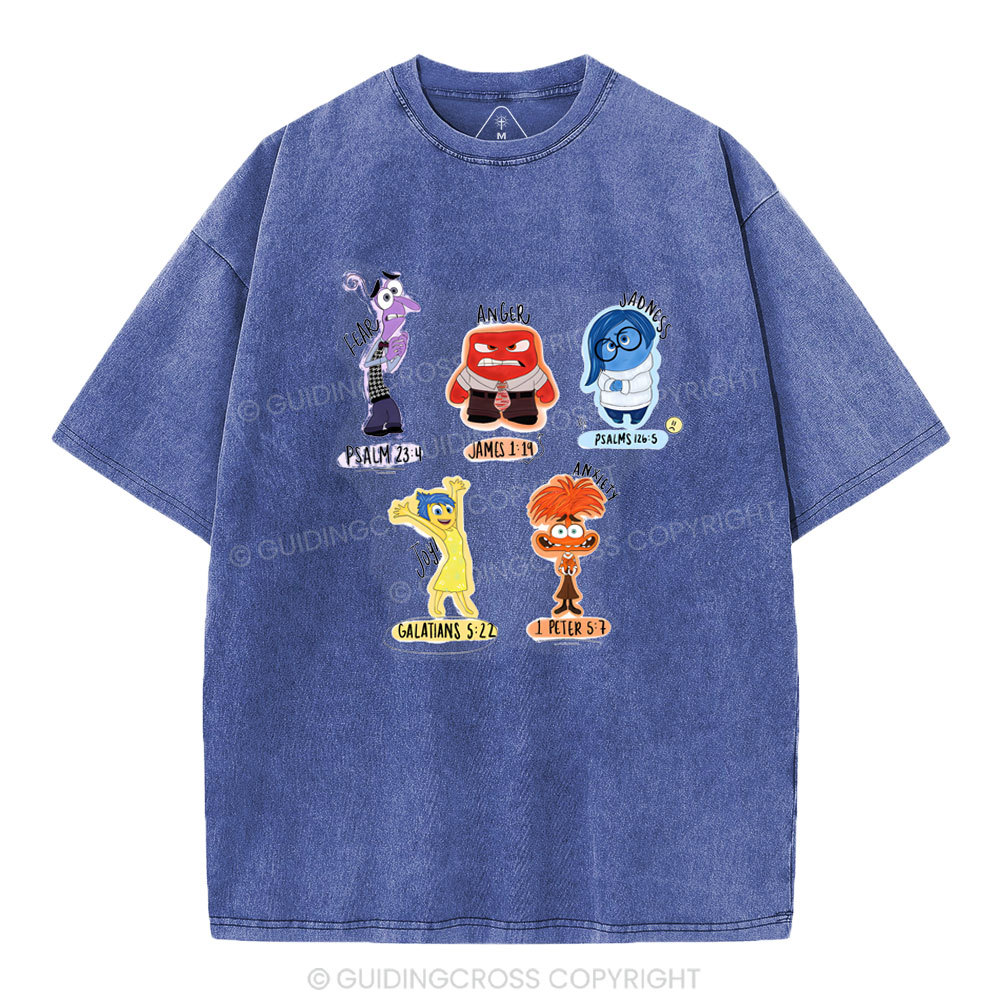 Inside Out Words Christian Washed T-Shirt
