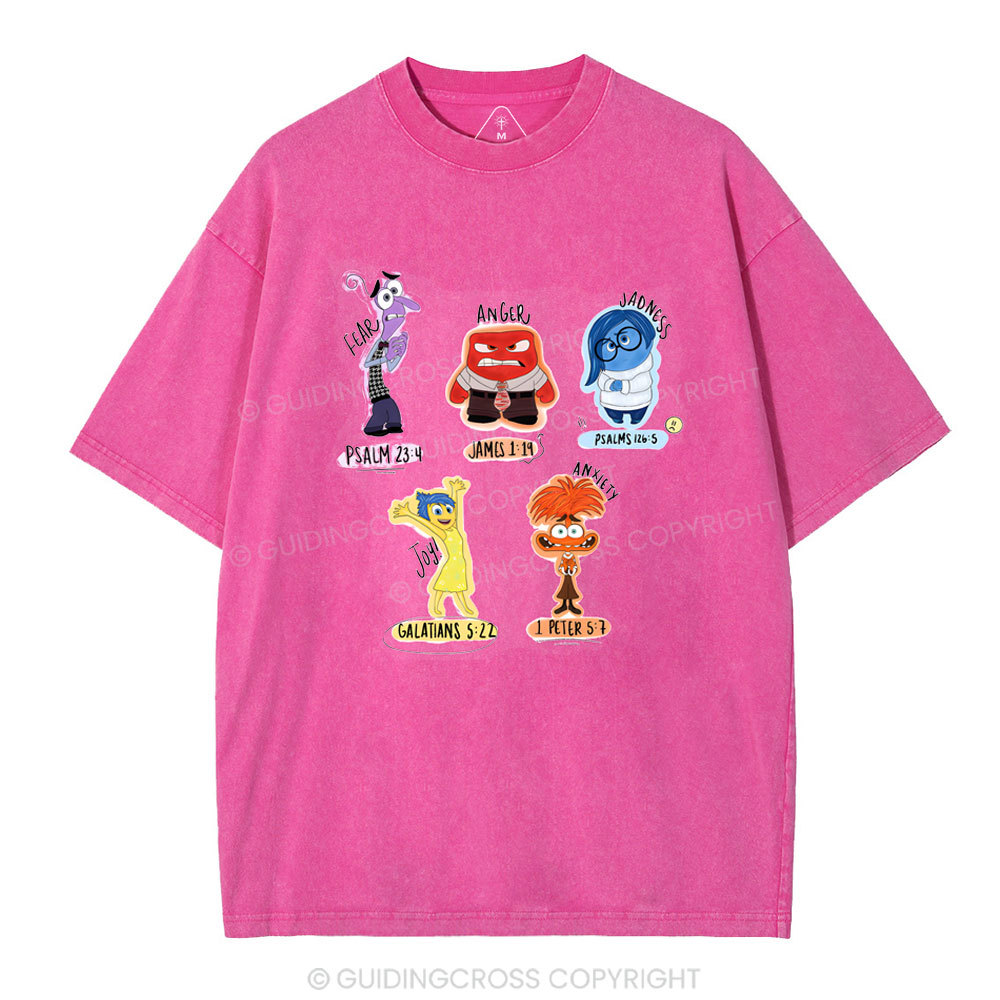 Inside Out Words Christian Washed T-Shirt