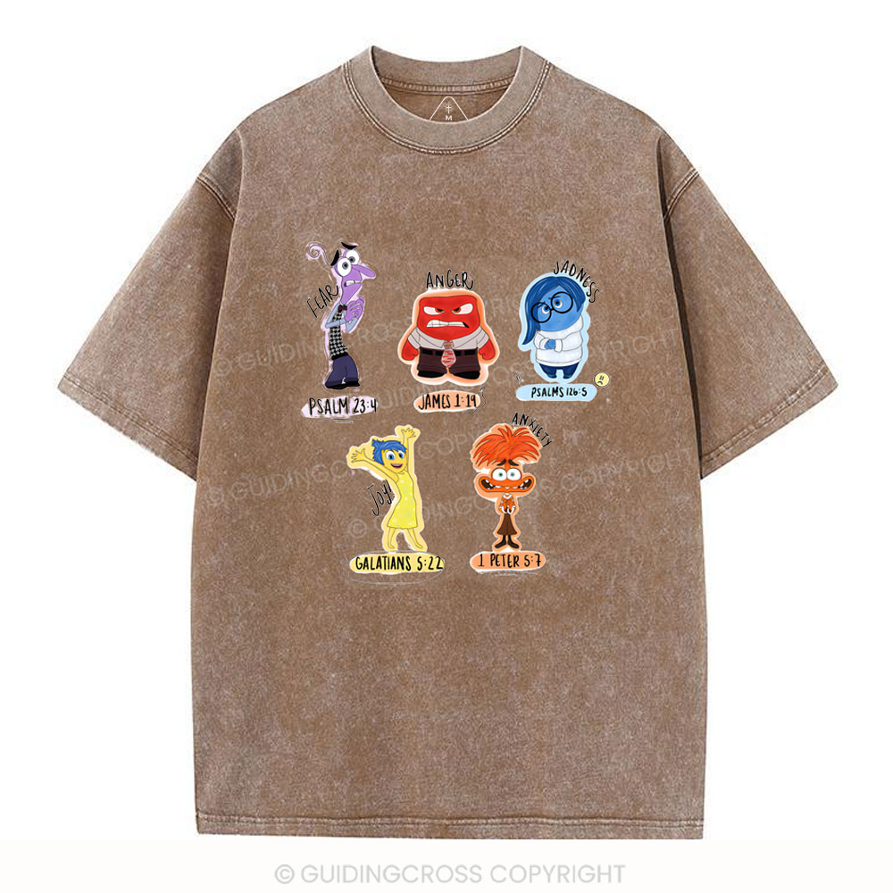 Inside Out Words Christian Washed T-Shirt