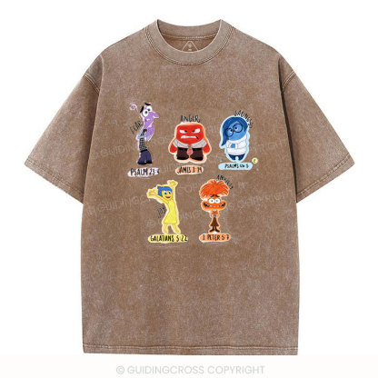 Inside Out Words Christian Washed T-Shirt