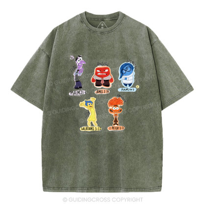 Inside Out Words Christian Washed T-Shirt