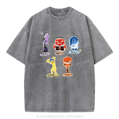 Inside Out Words Christian Washed T-Shirt