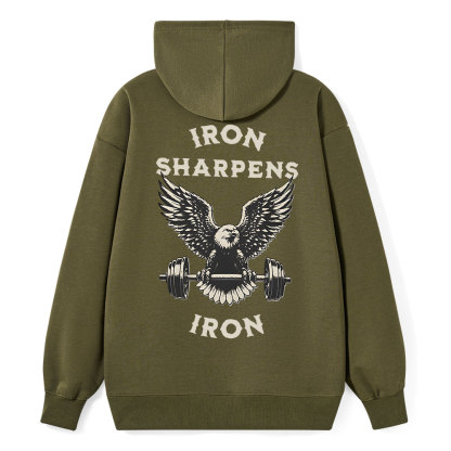 Iron Sharpens Classic Christian Hoodie