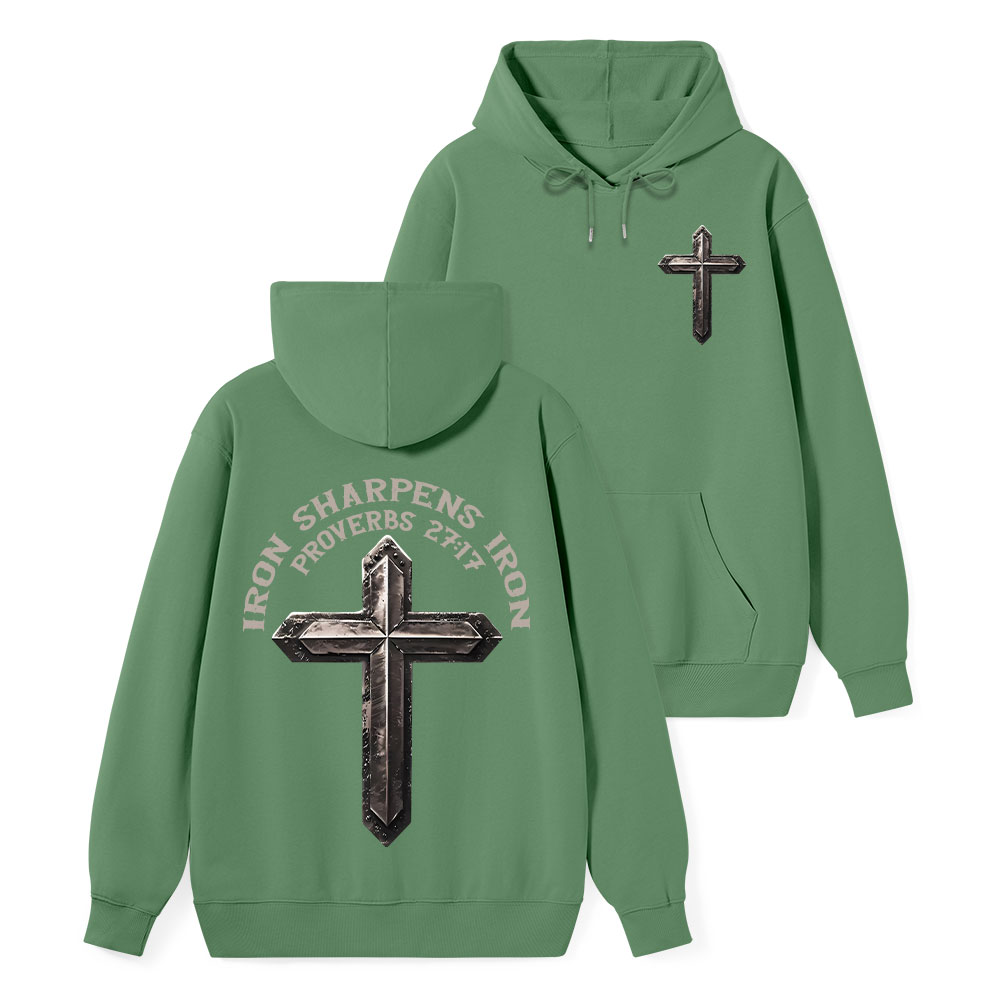 Iron Sharpens Iron Christian Classic Hoodie