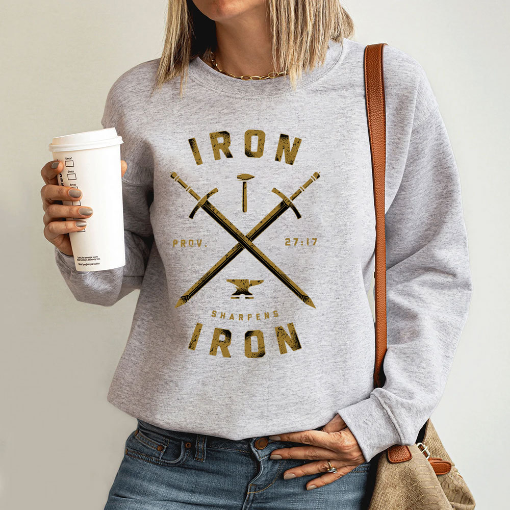 Iron Sharpens Iron Christian Sweatshirt