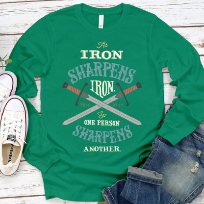 Iron Sharpens Iron Long Sleeve T-Shirt