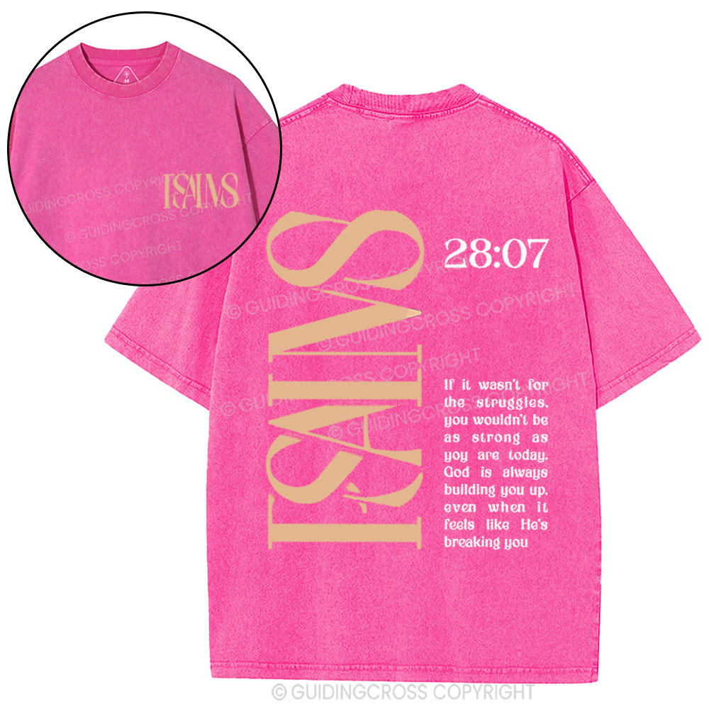 Isaiah 28  Christian Washed T-Shirt