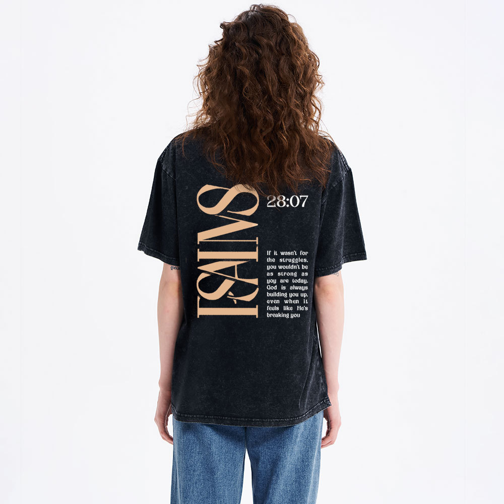 Isaiah 28  Christian Washed T-Shirt