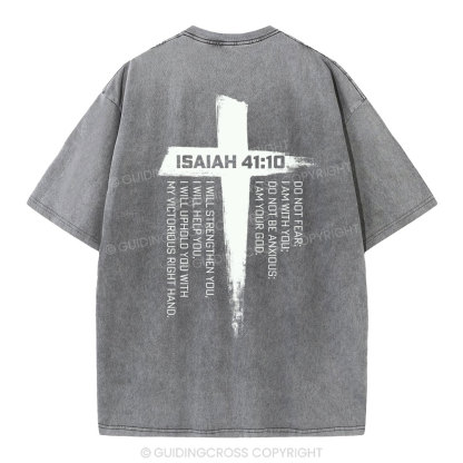 Isaiah 41 Christian Washed T-Shirt