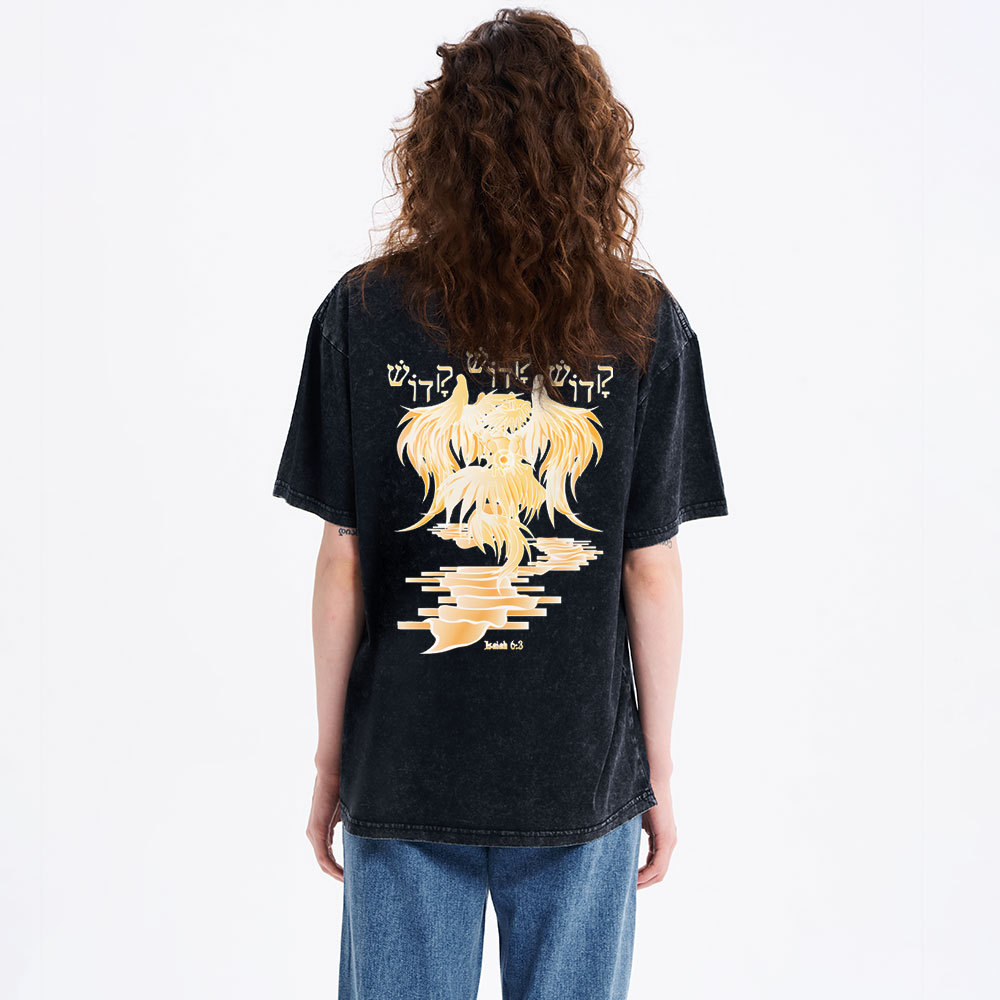 Isaiah-6：3 Christian Washed T-Shirt