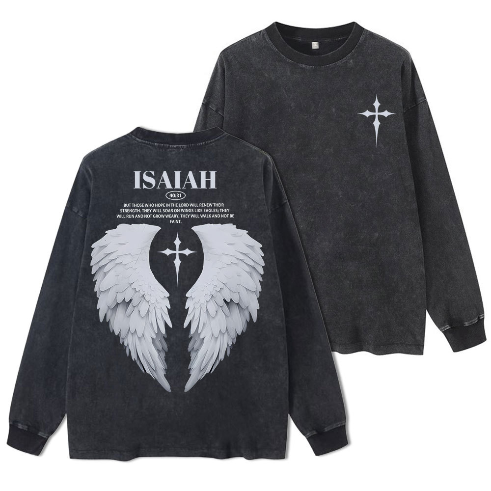 Isaiah Washed Long Sleeve T-Shirt