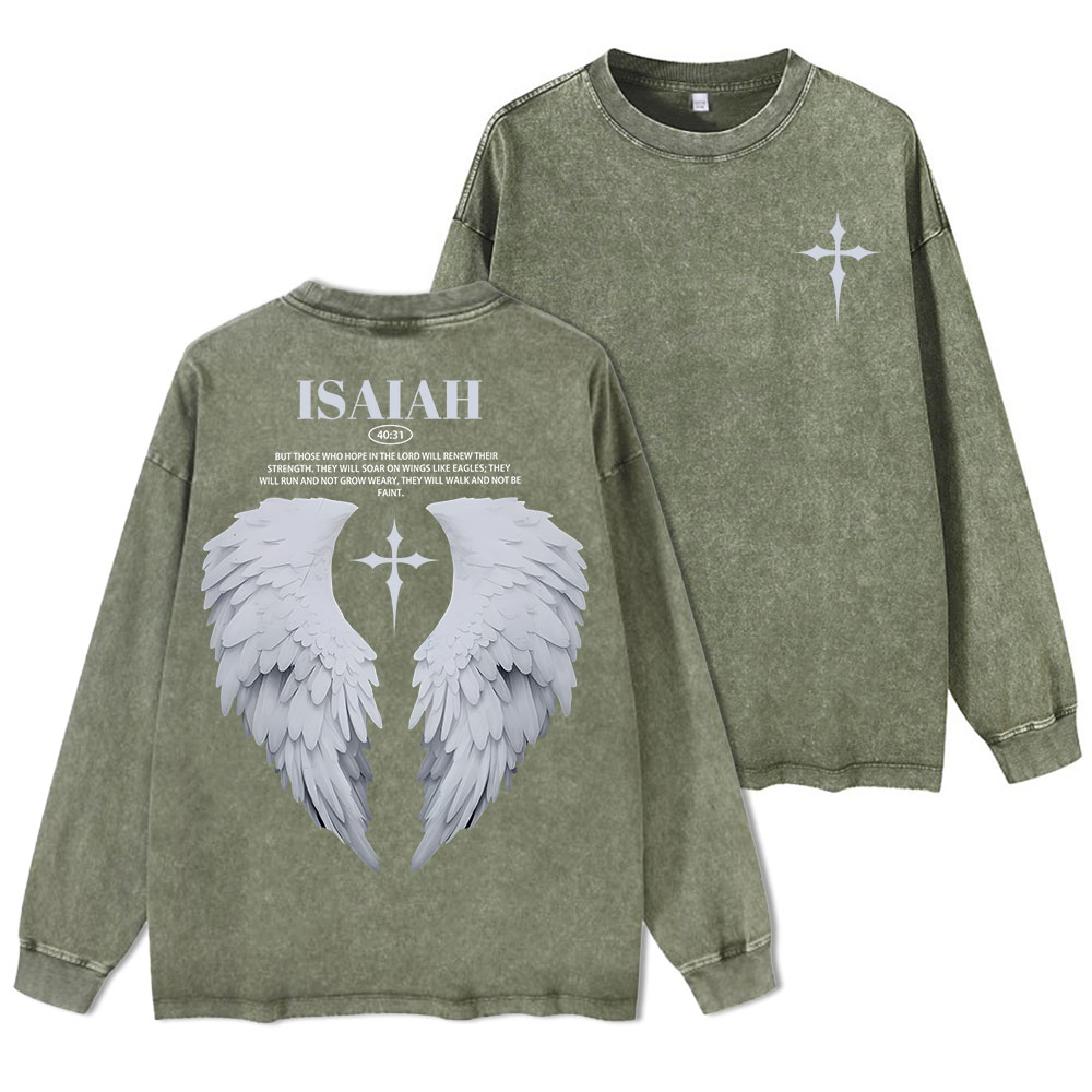 Isaiah Washed Long Sleeve T-Shirt