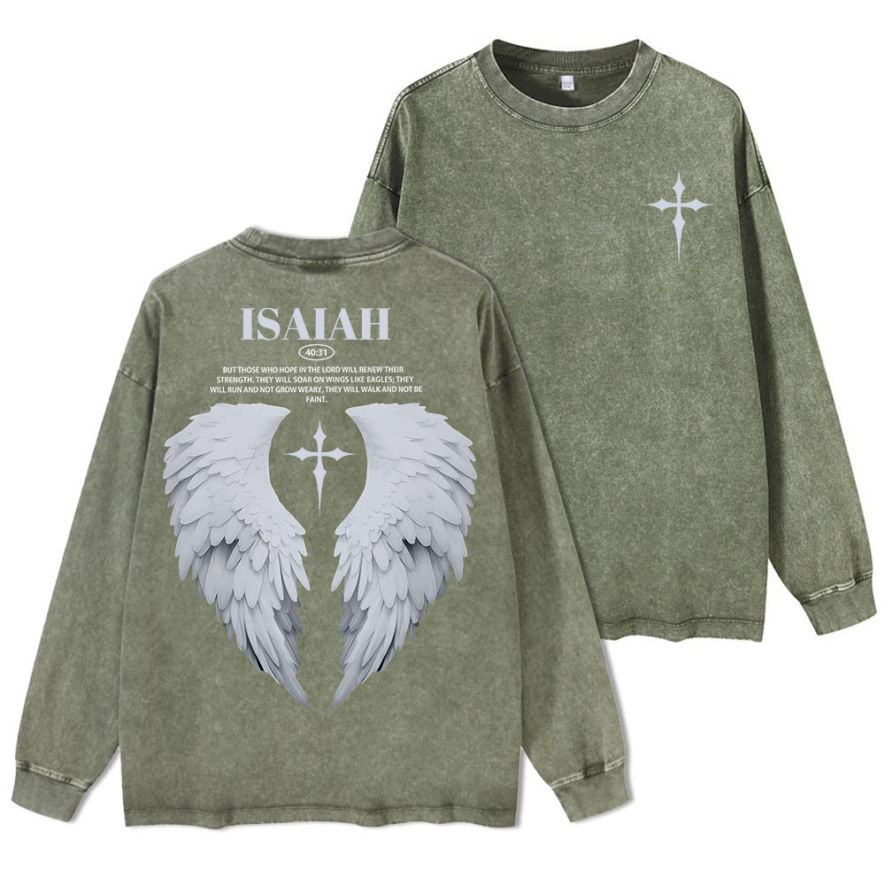 Isaiah Washed Long Sleeve T-Shirt