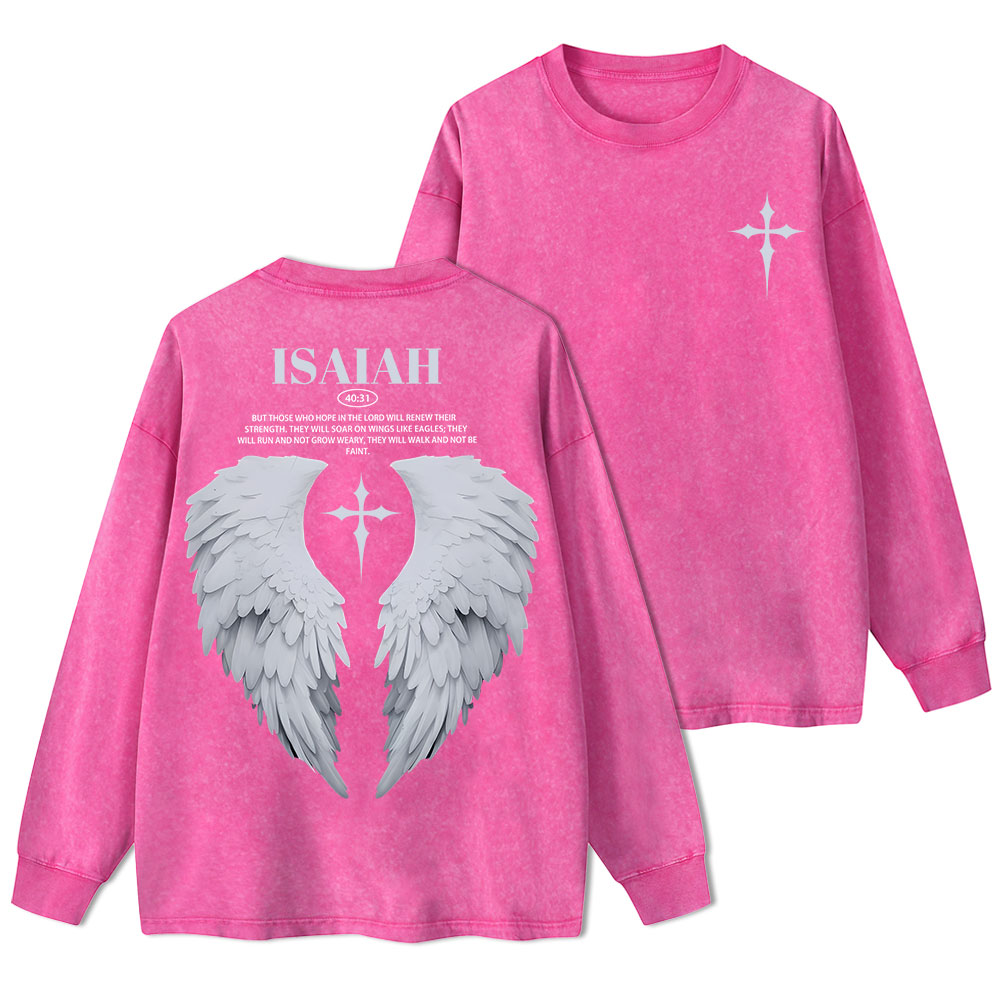 Isaiah Washed Long Sleeve T-Shirt
