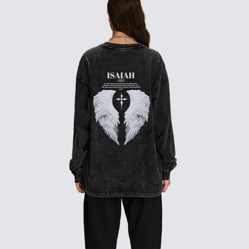 Isaiah Washed Long Sleeve T-Shirt