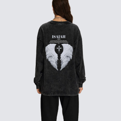 Isaiah Washed Long Sleeve T-Shirt