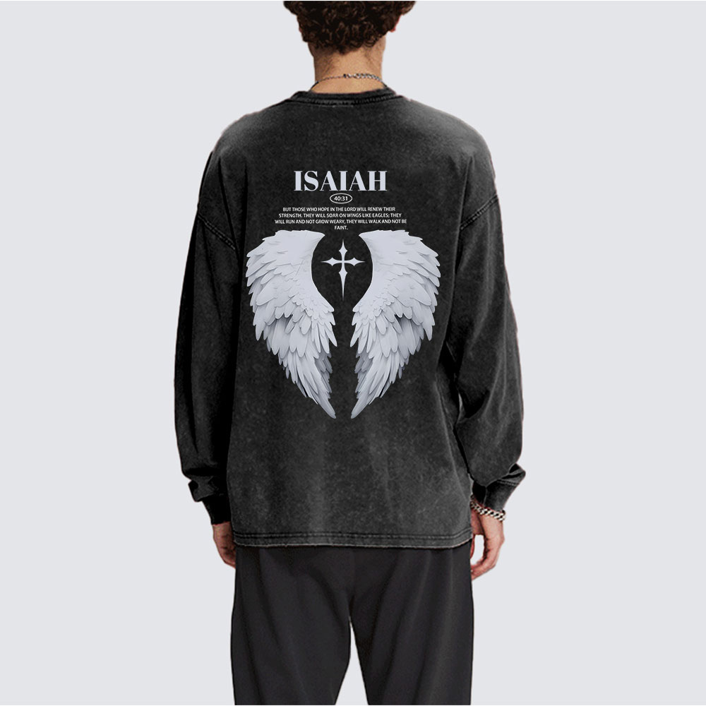 Isaiah Washed Long Sleeve T-Shirt
