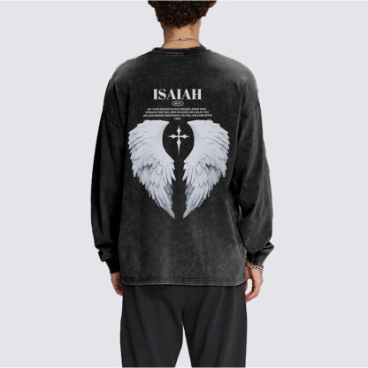 Isaiah Washed Long Sleeve T-Shirt