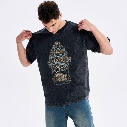 It Is A New Creation Coming  Chrsitian Washed T-Shirt