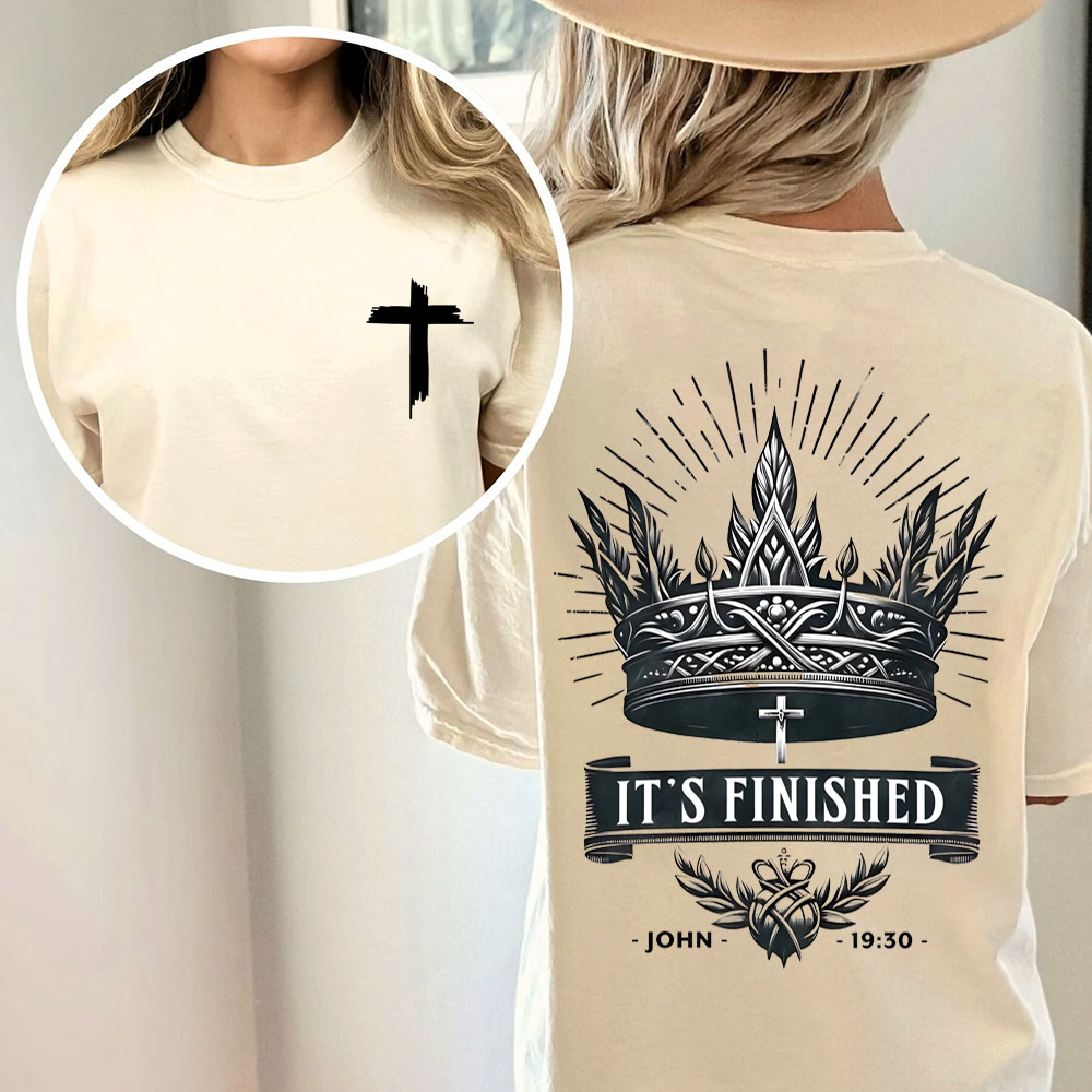 It Is Finished Chirstian Washed T-Shirt