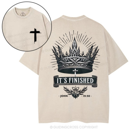 It Is Finished Chirstian Washed T-Shirt