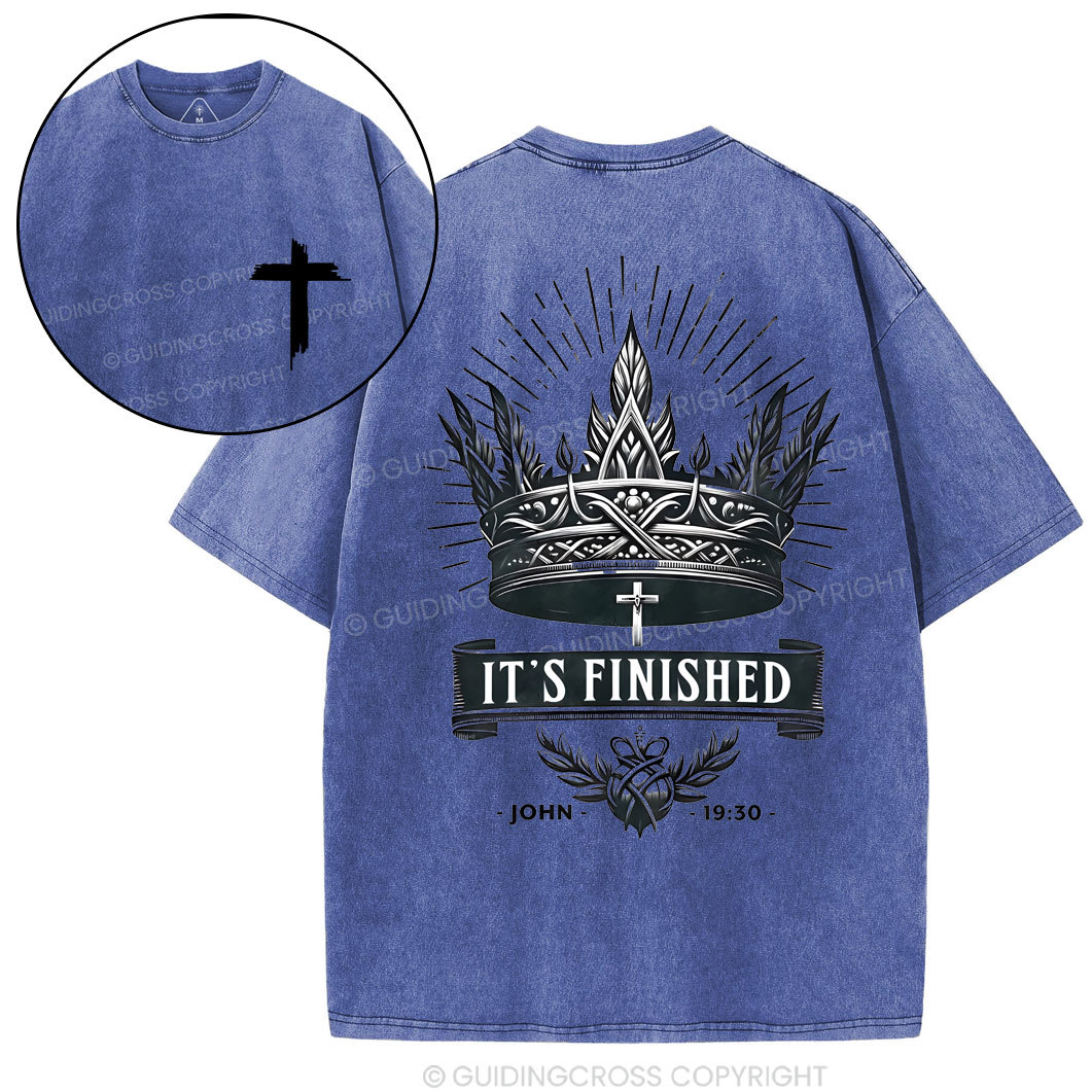 It Is Finished Chirstian Washed T-Shirt