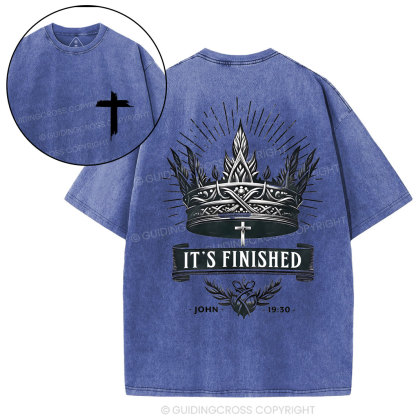It Is Finished Chirstian Washed T-Shirt