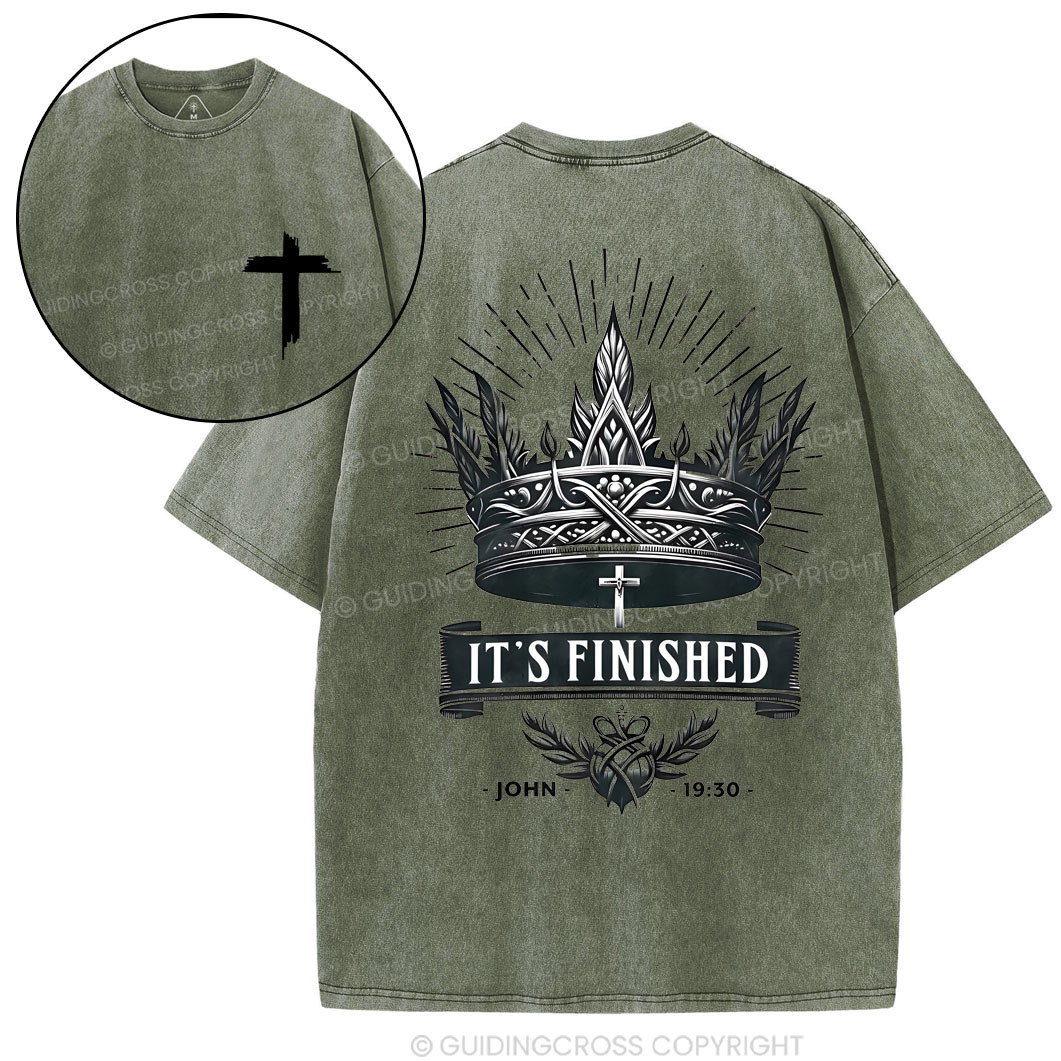 Double-Sided Vintage Washed Christian Sample T-Shirt Sale - GuidingCross