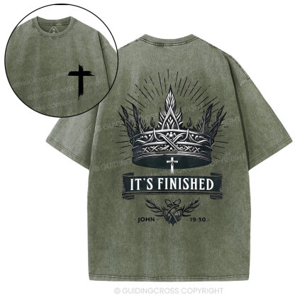 It Is Finished Chirstian Washed T-Shirt