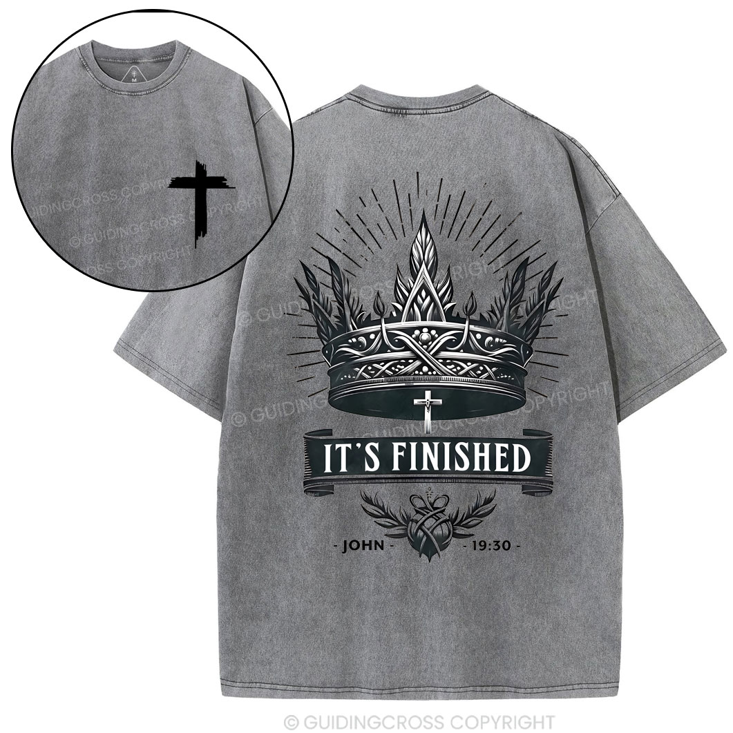 It Is Finished Chirstian Washed T-Shirt